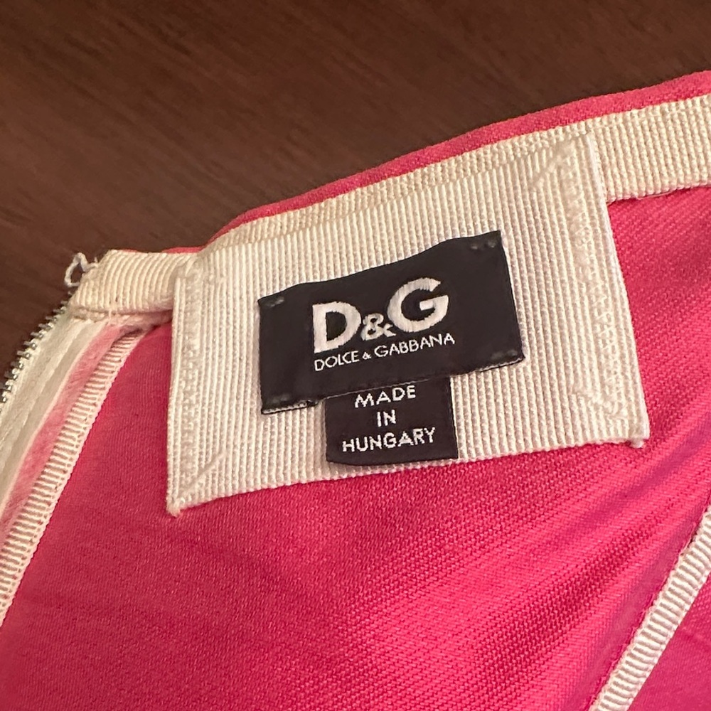 Dolce & Gabbana Pink Sweetheart Ruched Cocktail Dress | Made in Italy
42/M - Picture 3 of 16